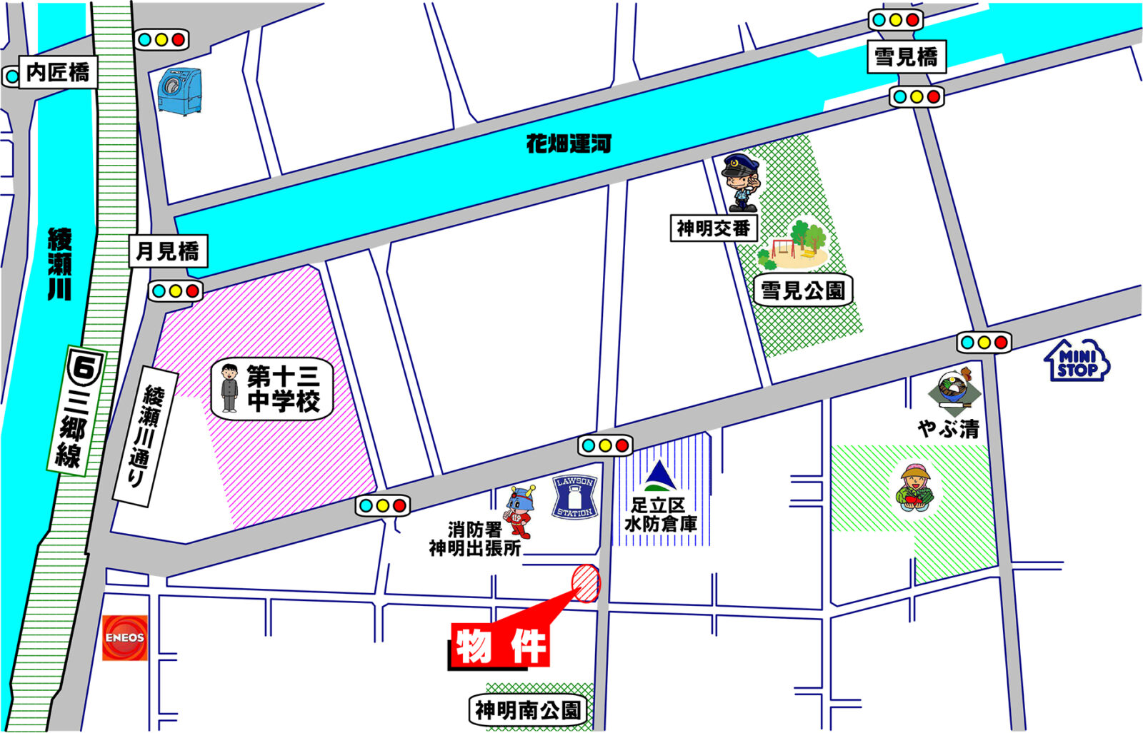 現地案内図