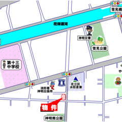 現地案内図